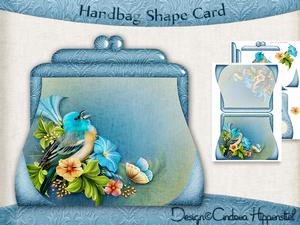 Handbag Card Bird 3