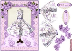 Card Topper Lady 3