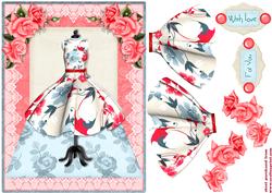 Card Topper Lady 6
