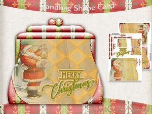 Handbag Card Christmas 3