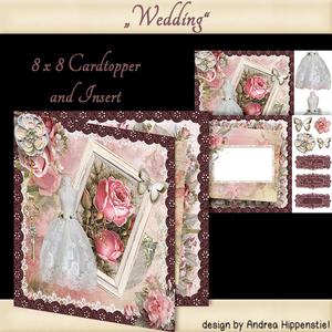 Card Topper with Insert Wedding
