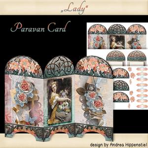 Paravan Card Lady