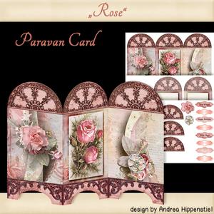 Paravan Card Rose