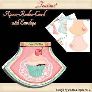 Apron Rocker Card Kit Teatime