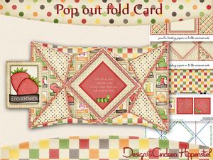 Pop Out Card in My Garden