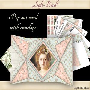 Pop Out Card Soft Bird