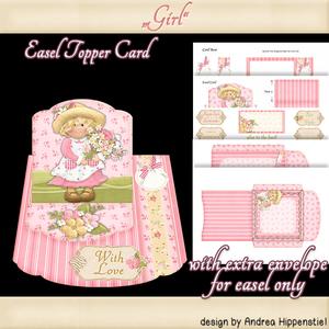 Easel Topper Card Girl