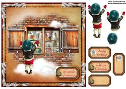 Christmas Topper Window