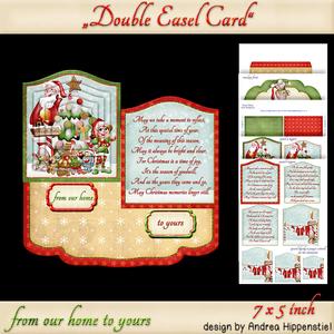 Double Easel Card Christmas