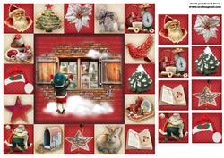 7.5 x 7.5 Card Topper Dear Santa