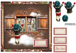 7.5 x 7.5 Card Topper Boy
