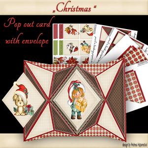 Pop Out Card Christmas
