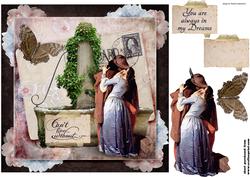 7.5 x 7.5 Card Topper in My Dreams