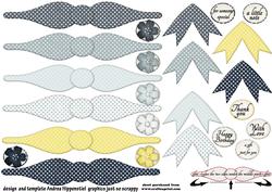 Paper Bows 2 x 2.5 2