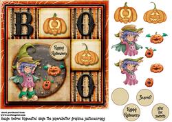 Cardtopper Boo