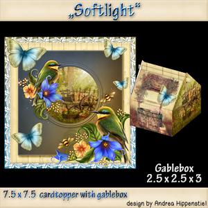 Gablebox and Card Topper Softlight