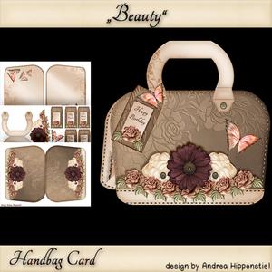 New Handbag Big Size Creme Rose