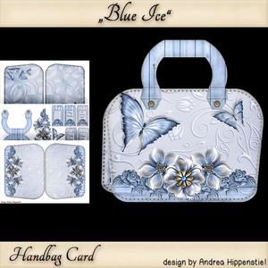 New Handbag Big Size Blue Ice