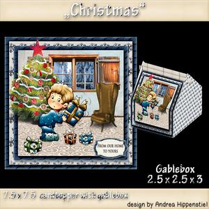Gablebox and Cardtopper Christmas Presents