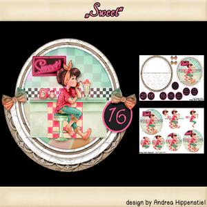 Rocker Card Sweet 16