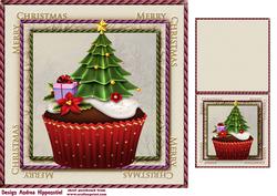 7.5" Card Topper & Gifttag Christmas 6