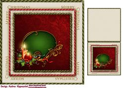 7.5" Card Topper & Gifttag Christmas 8