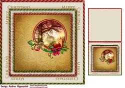 7.5" Card Topper & Gifttag Christmas 15