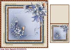 7.5" Card Topper & Gifttag Christmas 17