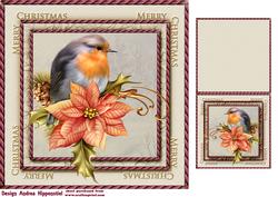 7.5" Card Topper & Gifttag Christmas 21