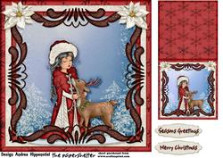7.5 x 7.5 Card Topper Holy Night
