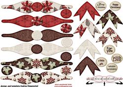 Paper Bows Christmas Poinsettia