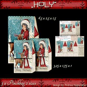 3 Pinchbags Holly