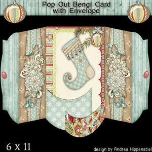 Pop Out Bengi Card Stocking