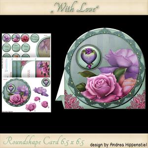 Round Shape Card Green