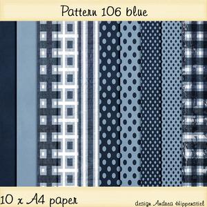 Backing Paper Pattern 106 Blue
