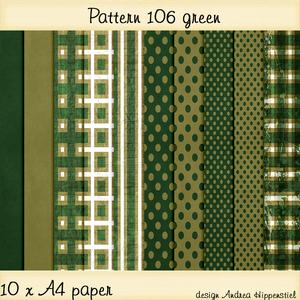 Backing Paper Pattern 106 Green