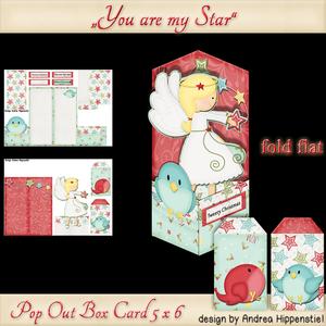 Pop Out Box Card You Are My Star