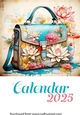 Calendar 2025 Handbags and Dresses starts with Monday