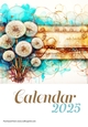 Calendar 2025 starts with Monday Dandelions