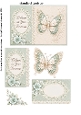Believe in your dreams – Elegant Green Butterfly Greeting Card