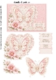 You Are Loved – Elegant Pink Butterfly Greeting Card