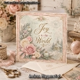 Soft Pink Christmas Card