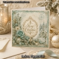 Christmas Card Soft Blue