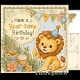 Birthday with Lion