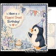 Birthday with Penguin