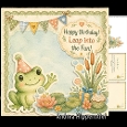 Birthday with Frog