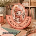 Rocker Card cute Mouse
