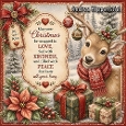 **Christmas Deer** red