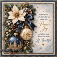 ** Nostalgie Christmas ** dark blue
