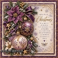 ** Nostalgie Christmas ** dark purple